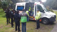 Bomberos y policía preventiva rescatan a tres excursionistas en zona montañosa del Ajusco