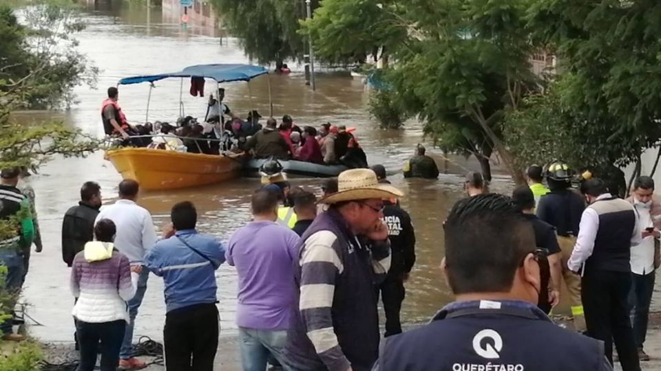 Dos muertos, una mujer desaparecida y varios daños, dejan lluvias en Querétaro (Foto: Especial)