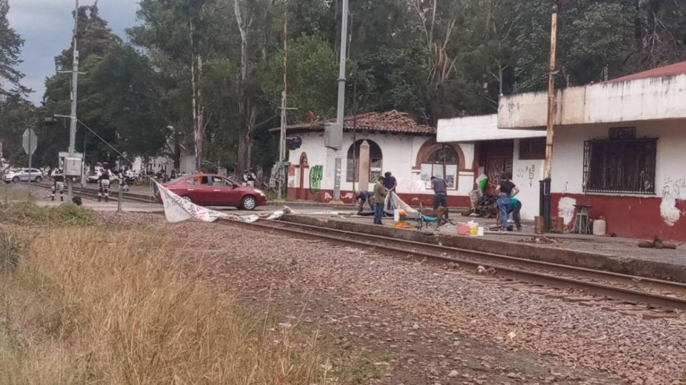 Bloqueo en Michoacán por parte de la CNTE. Foto: Especial