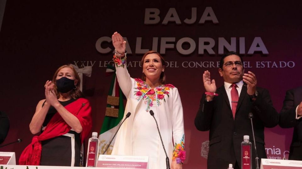 Marina del Pilar rinde protesta como gobernadora de Baja California (Foto: Especial)