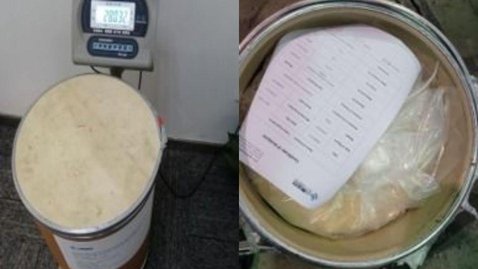 Aduana decomisa 28 kilos de fentanilo que venían de China (Foto: Especial)