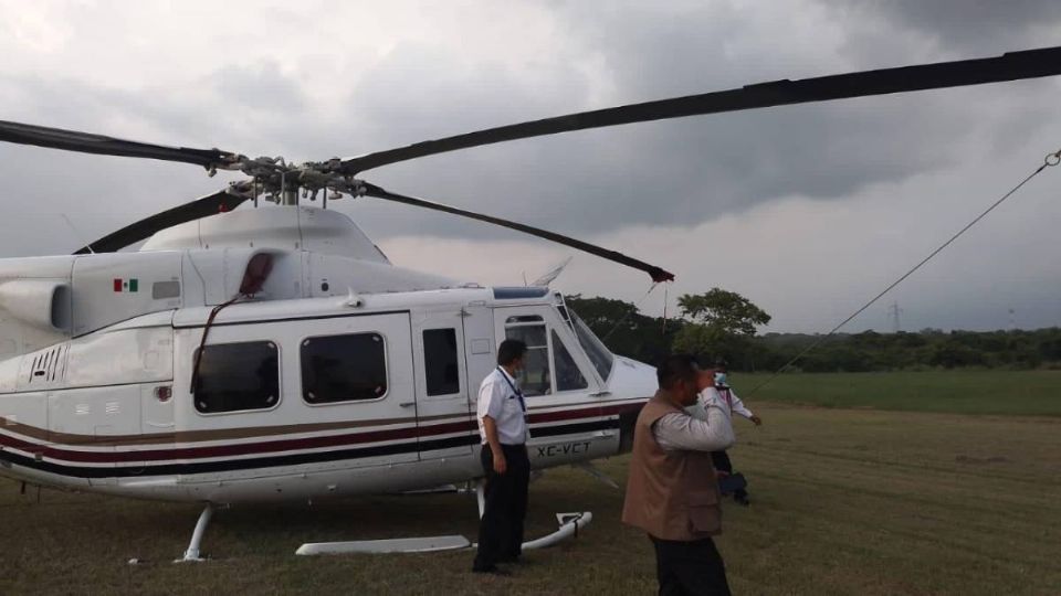 Denuncian falla en helicóptero donde viajaba Ricardo Gallardo (Foto: Especial)