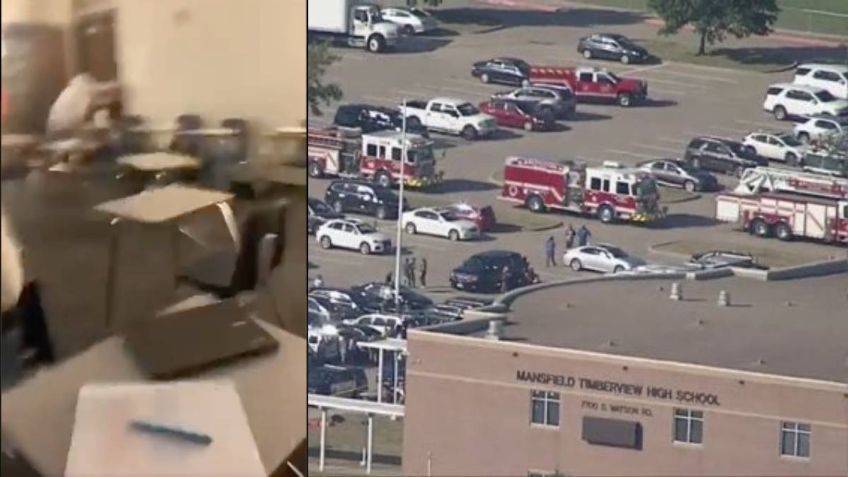 Tiroteo en secundaria de Arlington, Texas deja cuatro heridos | VIDEO