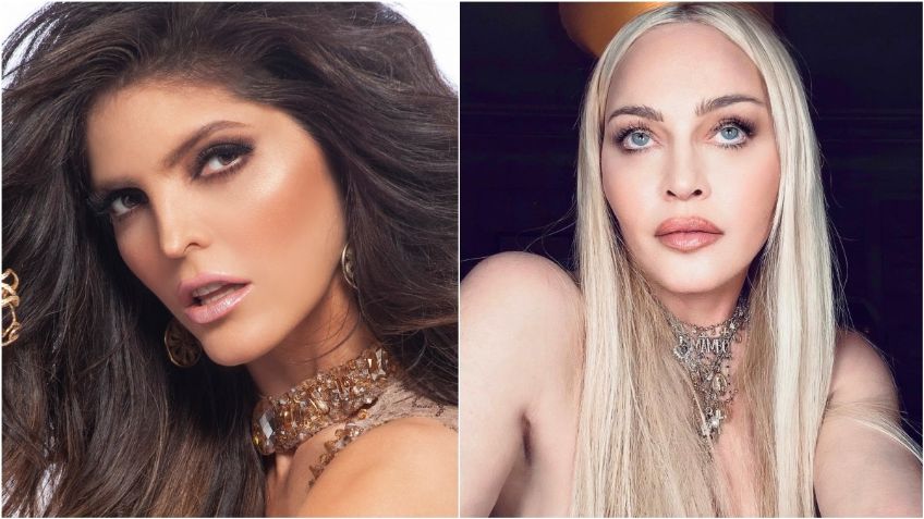 Ana Bárbara seduce las redes con extravagante look y es comparada con Madonna