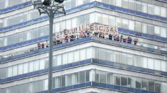 VIRAL: Mujer le propone matrimonio a su novia con mensaje en la Torre Latino | FOTOS