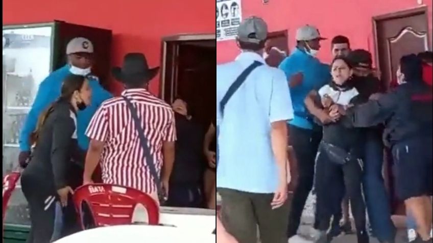 Mujer sigue a su marido por celos y lo descubre "con las manos en la masa"