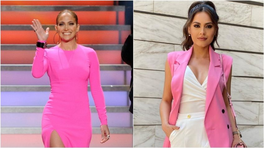 Cynthia Rodríguez, Andrea Meza y JLo saben que el rosa Barbie es el color de moda; así lucen las famosas sus mejores looks