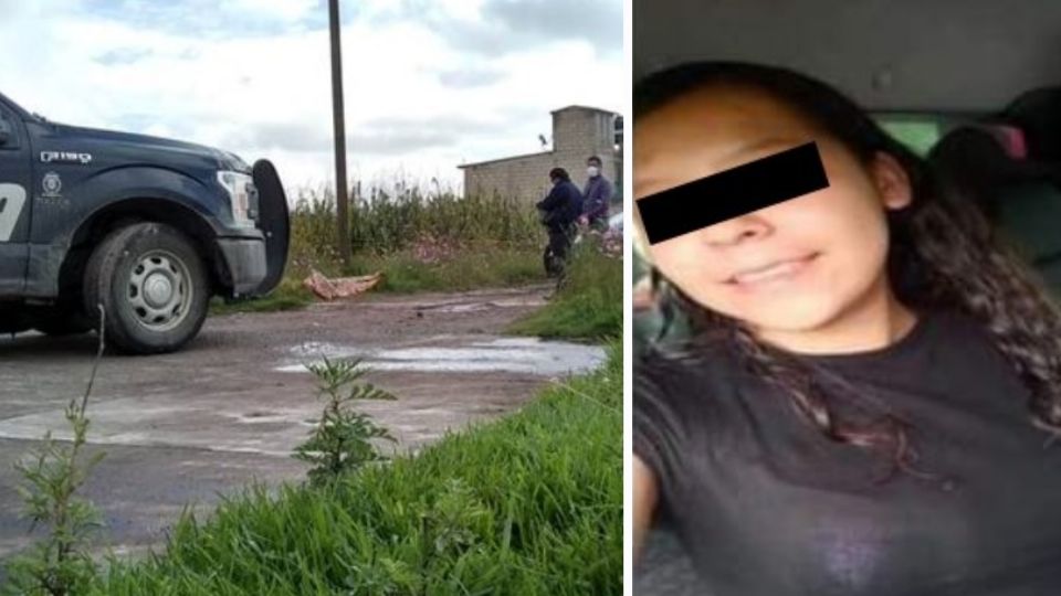 El cuerpo de Alondra fue encontrado semidesnudo al norte de la capital mexiquense. Foto: Especial