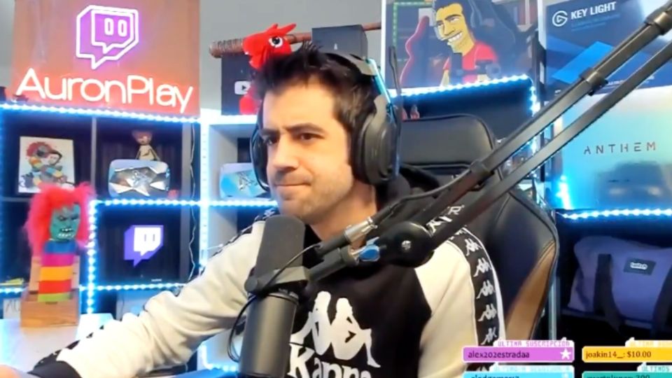 Una filración reveló que Twitch pagó a AuronPlay unos 3 millones de euros en el último año. Foto: @AuronUpdates