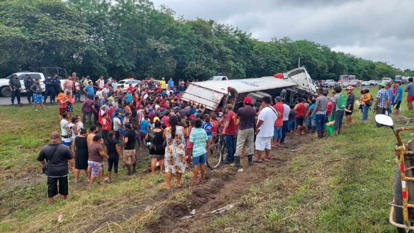 Arman una carnicería sobre una carretera de Tabasco