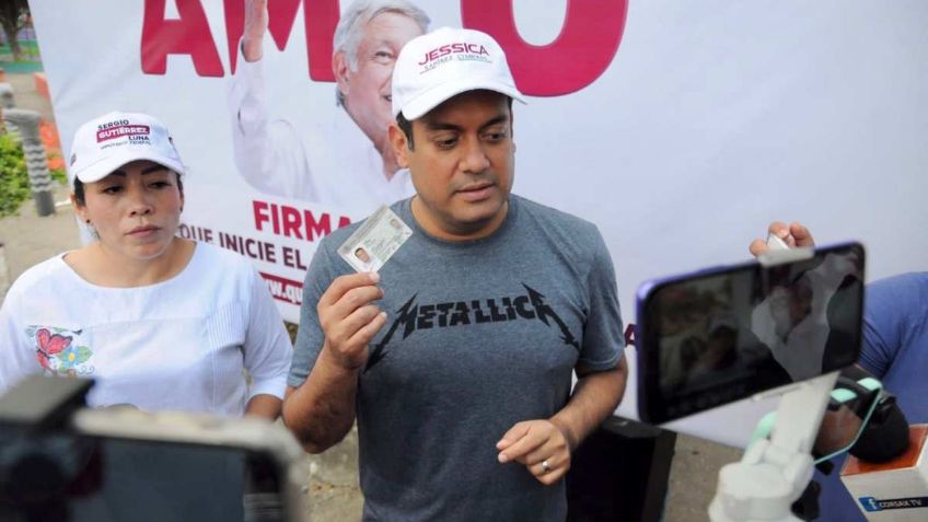 Firma Sergio Gutiérrez Luna solicitud para ratificación de mandato a AMLO