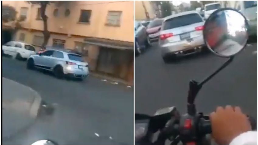 CDMX: conductor arrastra a policía por varias calles en la colonia Morelos | VIDEO