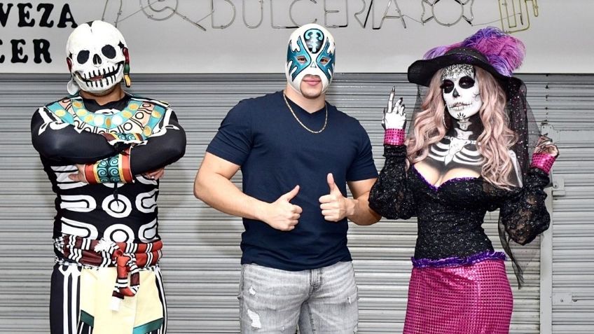 La lucha libre celebra el Día de Muertos