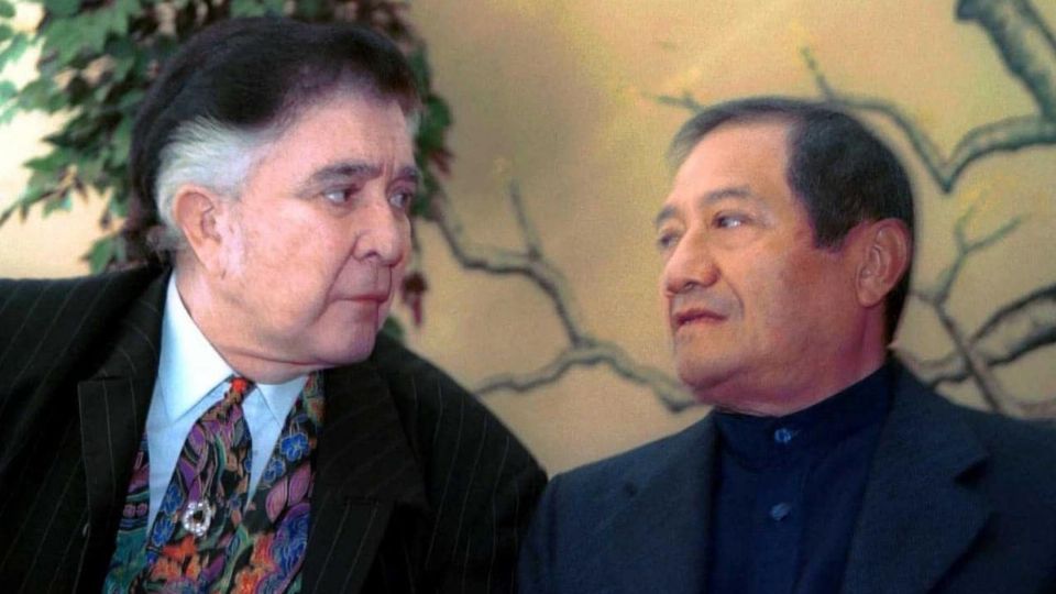 Roberto Cantoral y Armando Manzanero. Foito: Cuartoscuro