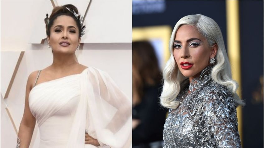 Despampanante: Salma Hayek opacó a Lady Gaga con un vestido de 500 mil pesos