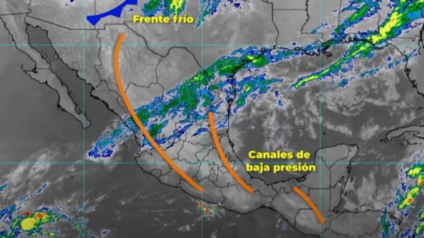 Frente Frío 8: Estos son los estados que tendrán fuertes vientos, heladas y descargas eléctricas