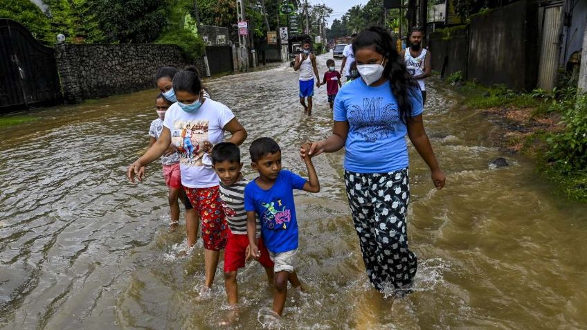 Sri Lanka: Inundaciones dejan, al menos, 16 muertos y miles de desplazados | VIDEOS