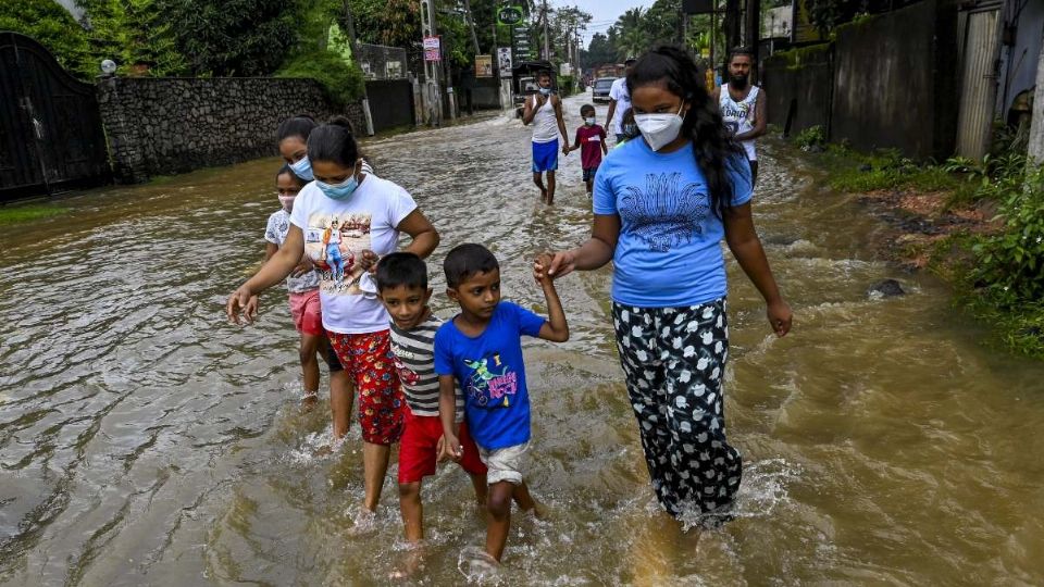 Más de 5 mil personas se vieron obligadas a abandonar sus hogares (Foto: AFP)