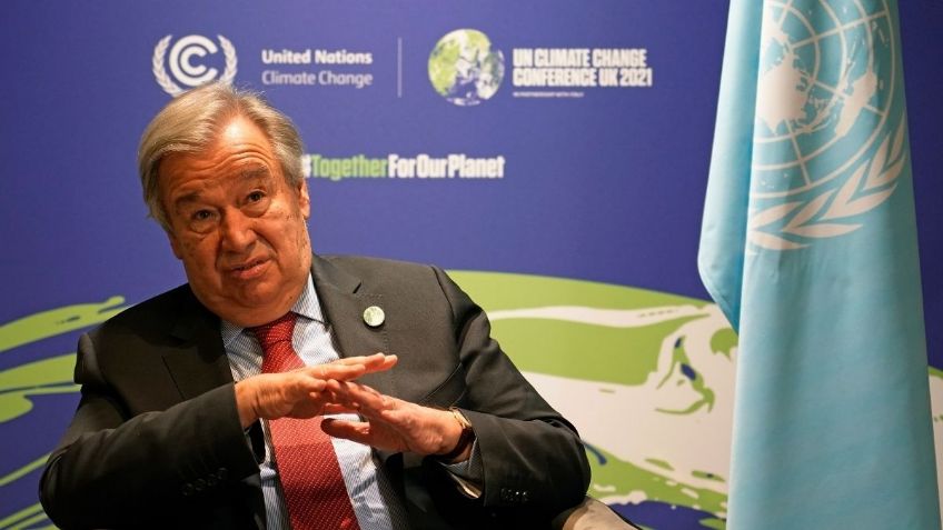 Promesas contra el cambio climático "están vacías": secretario de la ONU