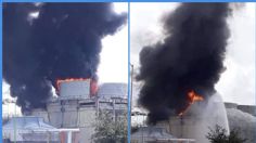 Se registra FUERTE INCENDIO en refinería de Cadereyta, Nuevo León | VIDEO