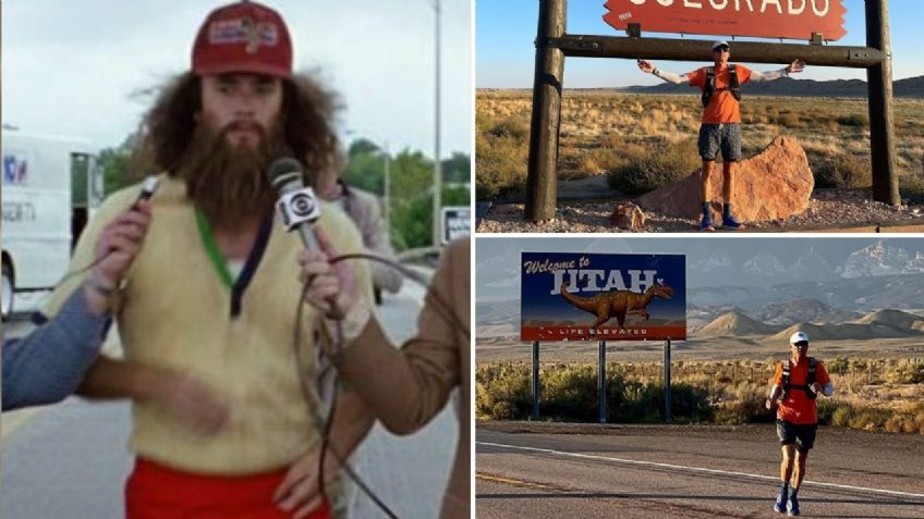 El "Forrest Gump" de la vida real recorrió todo Estados Unidos en dos meses: 4,828 kilómetros