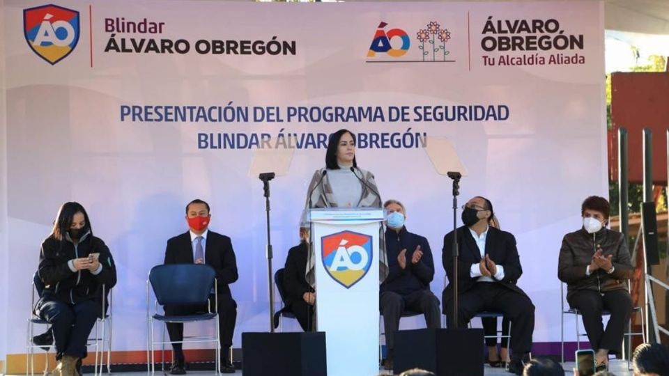 La alcaldesa Lía Limón presentó el nuevo programa para garantizar la seguridad en la demarcación. Foto: Especial