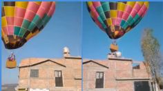 Festival del Globo: pasajeros de un globo chocan contra una casa en León | VIDEO