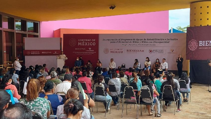 Inicia Programa de Apoyo de Rehabilitación e Inclusión para Bienestar de Niñas y Niños con Discapacidad en Tamaulipas