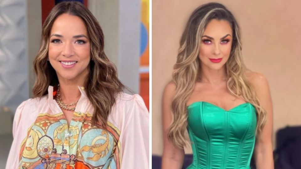 Adamari López y Aracely Arámbula presumen su figura con ajustado vestido rojo. Foto: Instagram