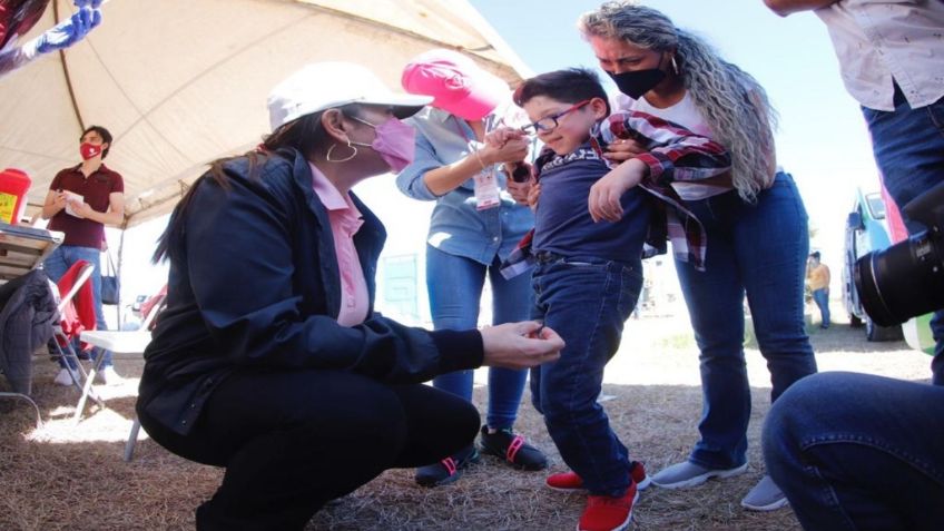 Tamaulipas hace historia; vacuna a niños de 5 años, es la primera entidad del país en hacerlo