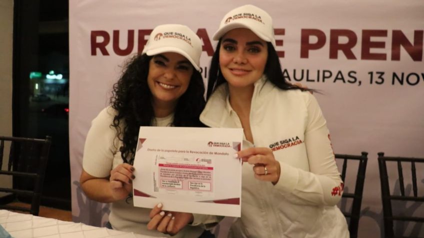 Tamaulipas tiene por meta conseguir 110 mil firmas para la revocación de mandato