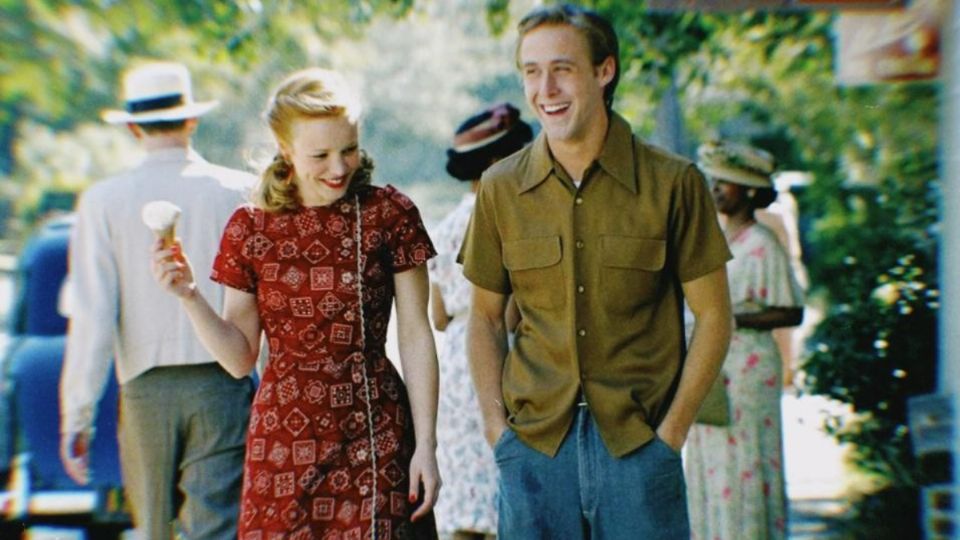 Rachel Mcadams y Ryan Gosling en 'Diario de una pasión'. Foto: Especial