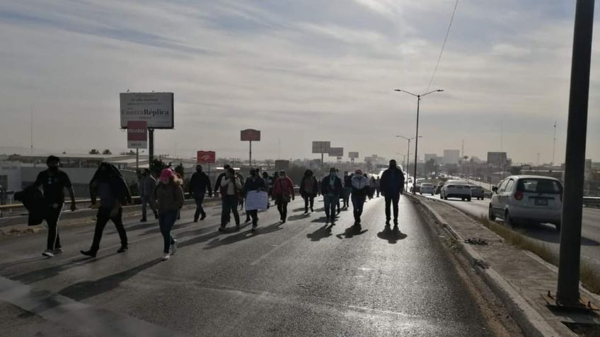 Maestros bloquean vialidades en Morelia y San Luis Potosí tras retraso de pago de nómina