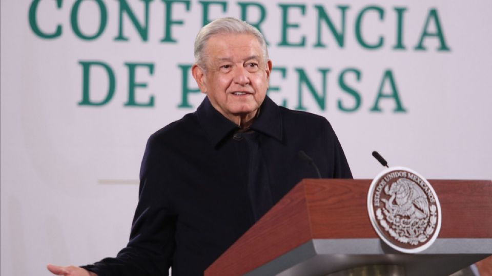 AMLO en la Mañanera. Foto: Cuartoscuro