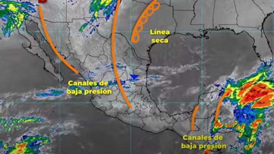 Pronóstico del clima para el 17 de noviembre (Foto: Twitter Conagua)