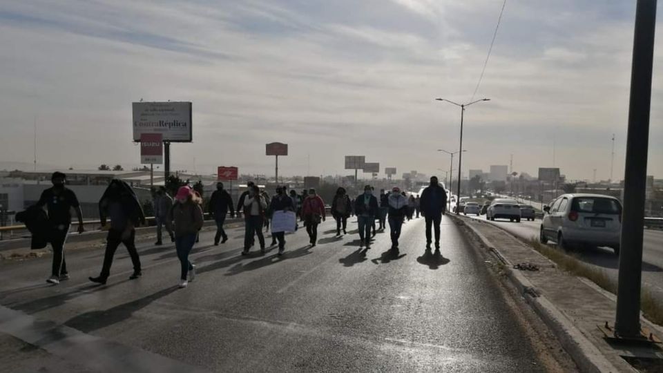 Bloqueo de carreteras por parte de maestros. Foto: Especial