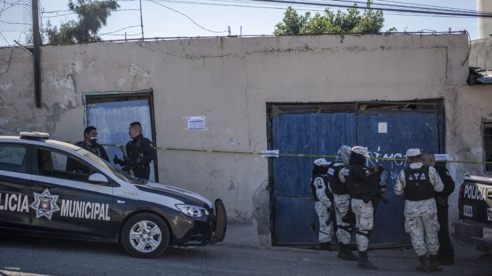 La vivienda ubicada en la delegación Sánchez Taboada quedó bajo el resguardo de las autoridades. Foto: Cuartoscuro