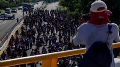 Caravana migrante con más de dos mil personas sale de Tapachula