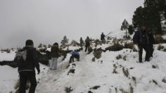 La Malinche registra la primera nevada del año: FOTOS