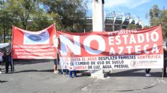 Estadio Azteca: Vecinos protestan por la remodelación del Coloso de Santa Úrsula