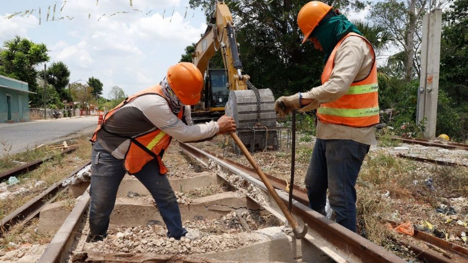 El proyecto del Tren Maya está dividido en siete tramos: del uno a tres ya fueron adjudicados los contratos de rehabilitación y construcción de vías en licitación pública. Foto: Archivo