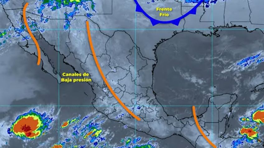 Frente Frío: Estos son los estados que tendrán fuertes lluvias, granizo y  bajas temperaturas