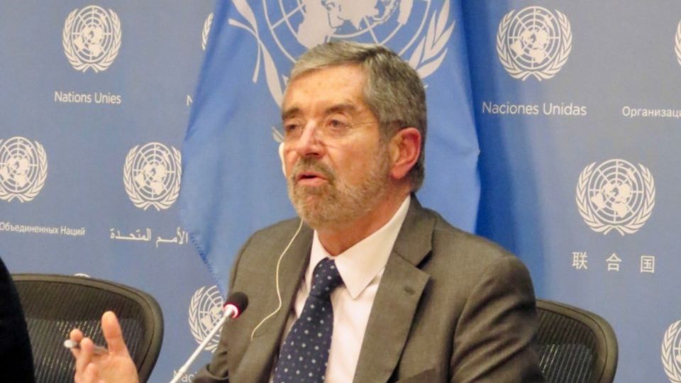 RESPONSABILIDAD.Juan Ramón de la Fuente, jefe de la misión de México ante la ONU. Foto: Especial