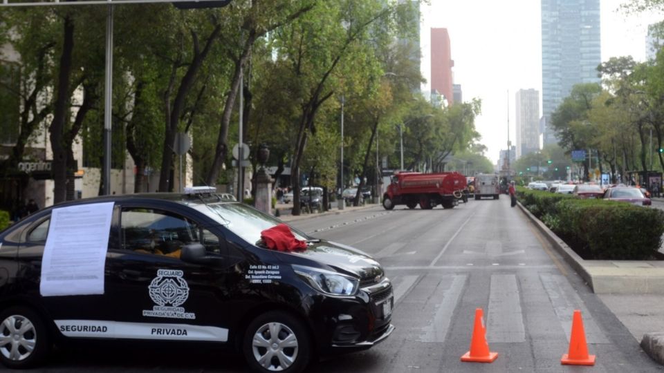 Paseo de la Reforma estará bloqueada por diferentes eventos FOTO: Cuartoscuro