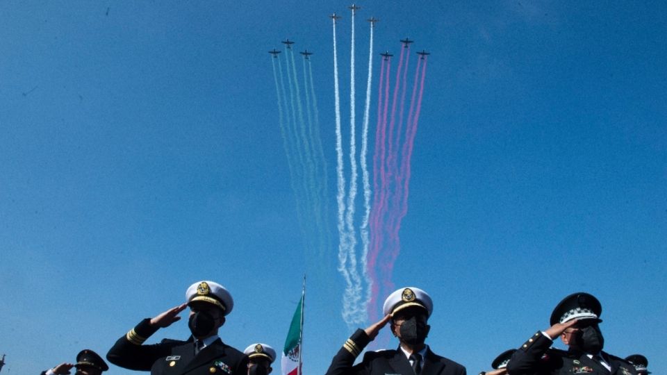 A las 12:00 horas tendrá lugar el desfile de las Fuerzas Armadas en el Zócalo de la CDMX. FOTO: Especial