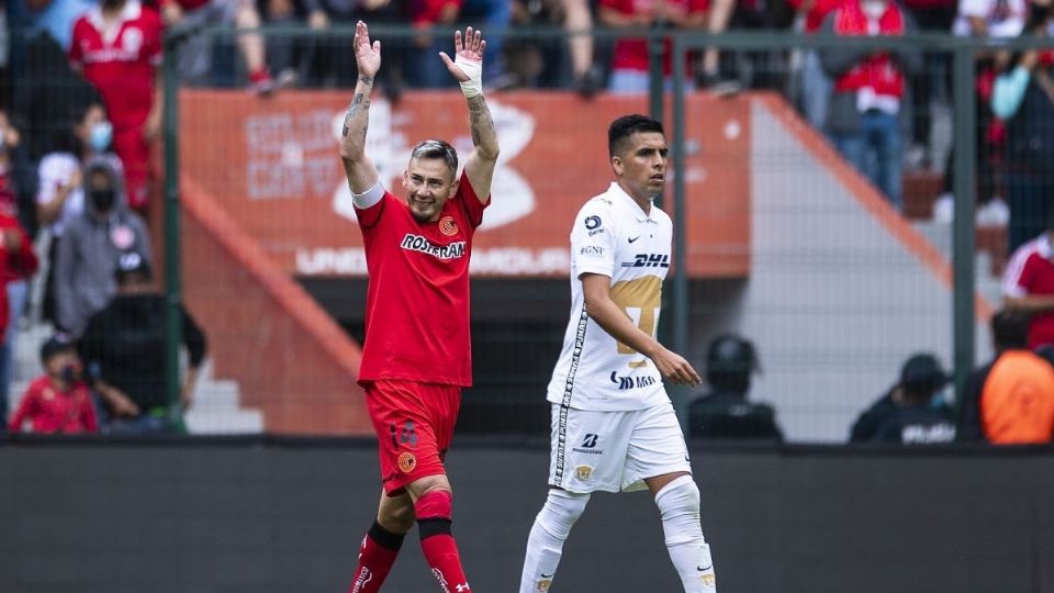 Imagen del partido Toluca y Pumas del la jornada 7 del Apertura 2021. Foto: Mexsport