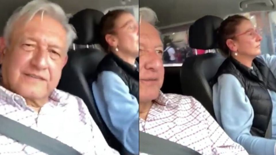 AMLO disfrutaba del camino al trabajo con una canción de Silvio Rodríguez. Foto: Recorte de Pantalla