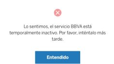 BBVA confirma fallas en la aplicación del banco; usuarios se quejan en redes sociales