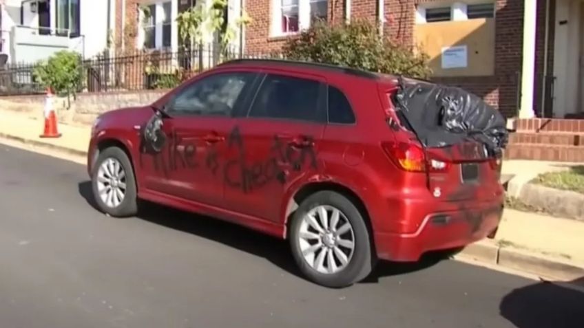 ¡Venganza fallida! Esposa engañada intenta destruir el auto de su esposo, pero se equivoca