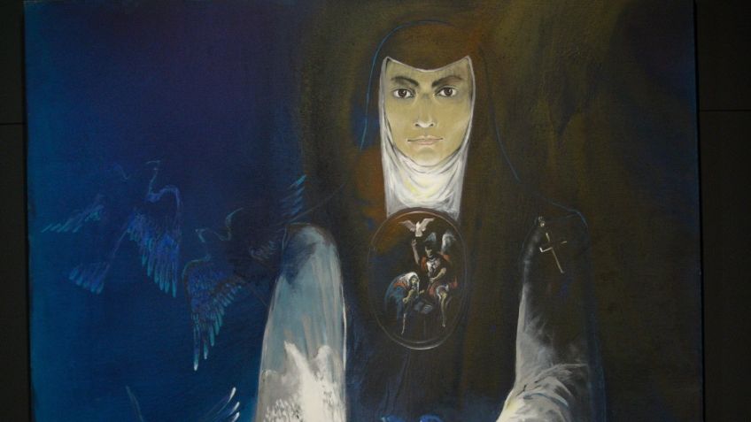 Sor Juana Inés de la Cruz en el pabellón de las mujeres, Expo 2020 Dubái